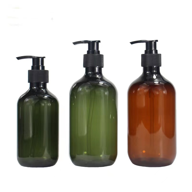 500ml Brown Pet Lotion Pump Bottle