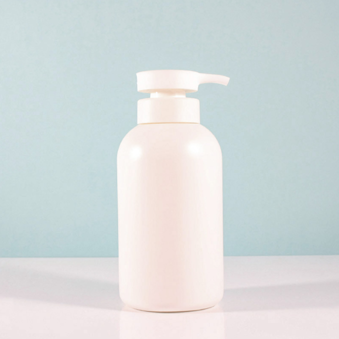 Round Shouldered HDPE Plastic Shampoo Lotion Bottle