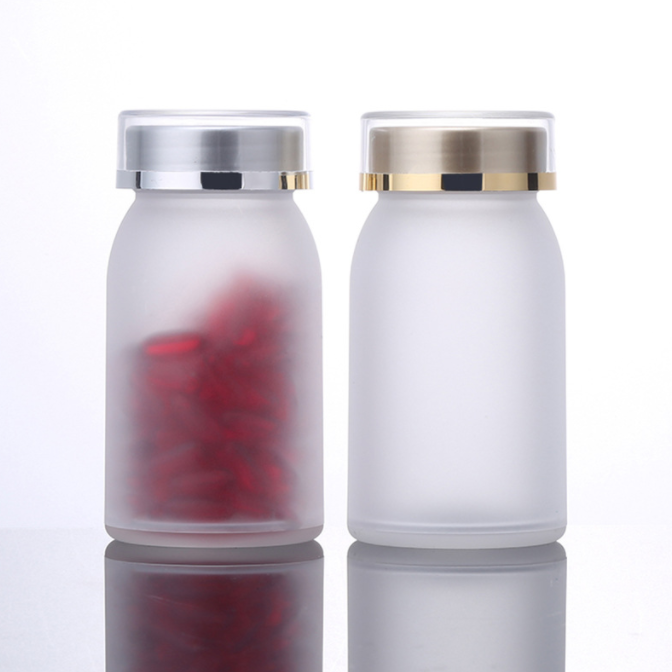 High-grade Acrylic Capsule Scrub Bottle