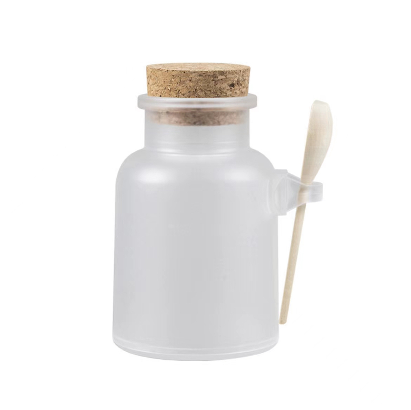 500g Frosted Bath Salt Bottle