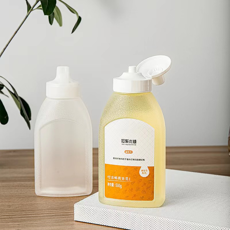 500gPP Food Grade Plastic Honey Sauce Bottle