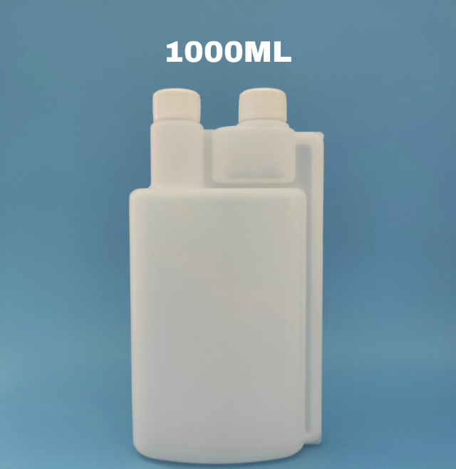 250ML Hdpe Transparent Double Neck Pesticide Bottle