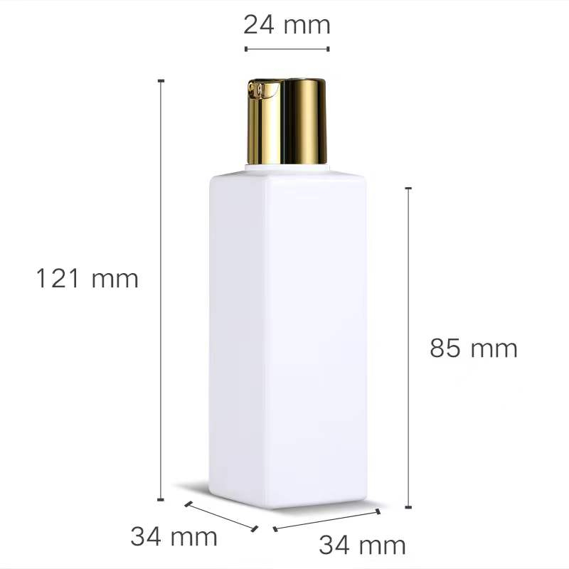 PE Quartet Lotion Bottle 100ml Shampoo Body Wash Cosmetic Bottle