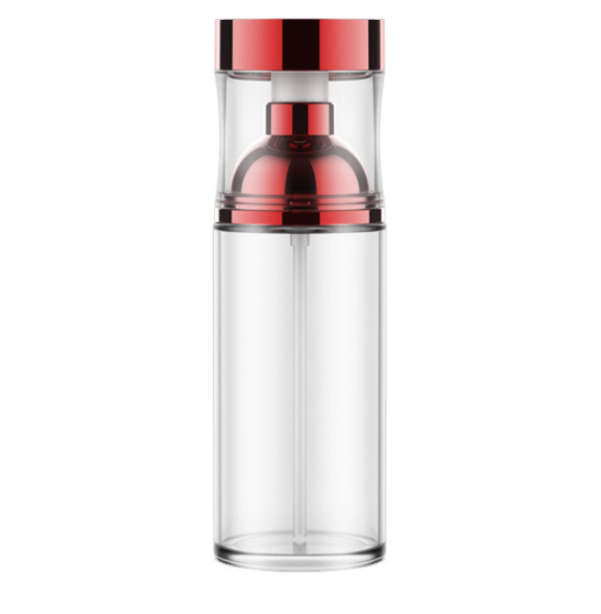 100ml red cap pet cosmetic bottle