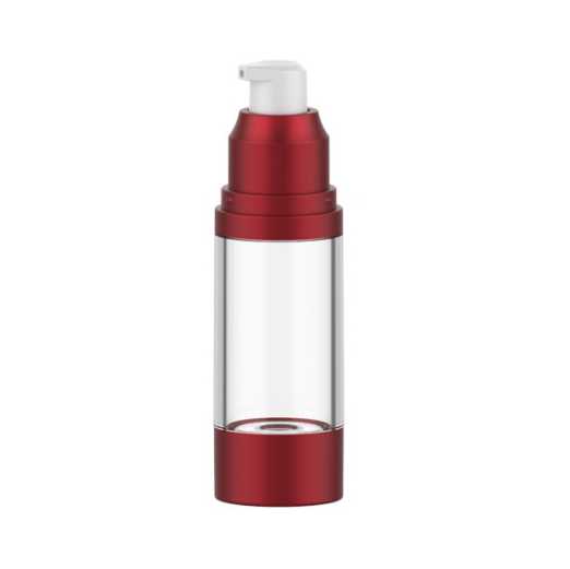 Red lotion press bottle