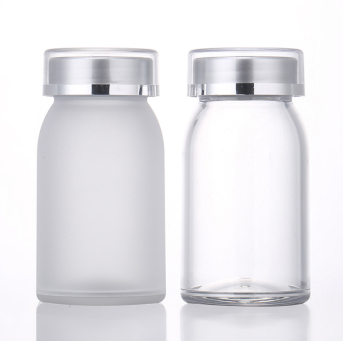 High-grade Acrylic Capsule Scrub Bottle