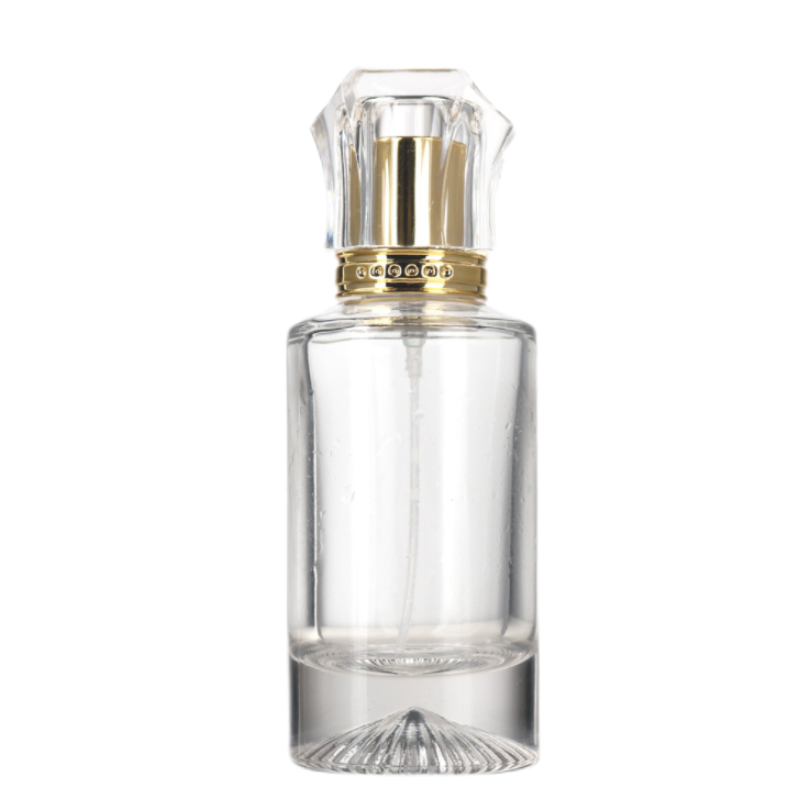 60ml acrylic round mouth bayonet perfume bottle