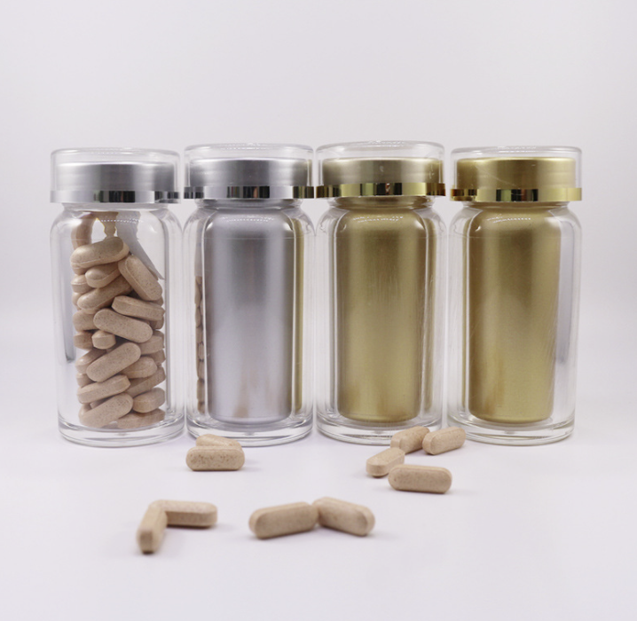 60cc Ps Transparent Packaging Capsule Bottle