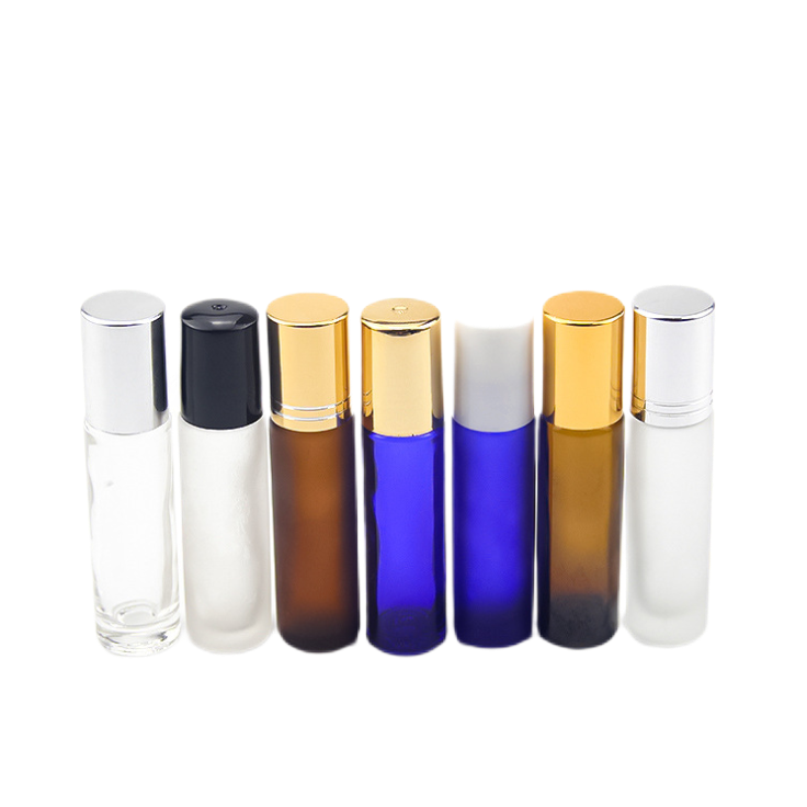 10ml brown blue transparent glass ball bottle