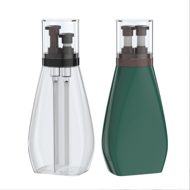 500ml two in one double material bottle