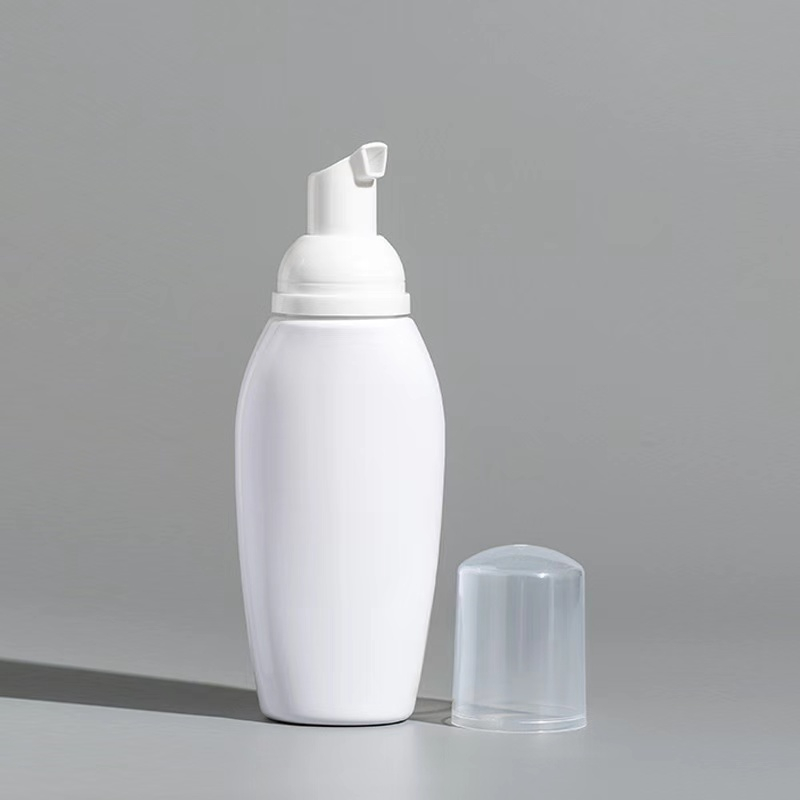 PET Flat Cleansing Mousse Bottle