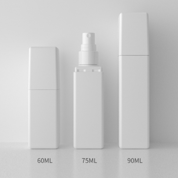 90mlpe square fine mist spray bottle