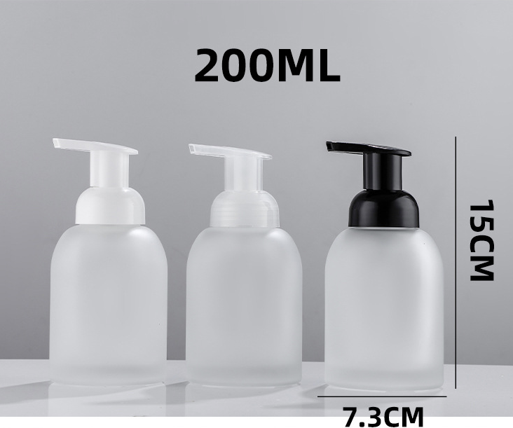 250ml Glass Foam Bottle 