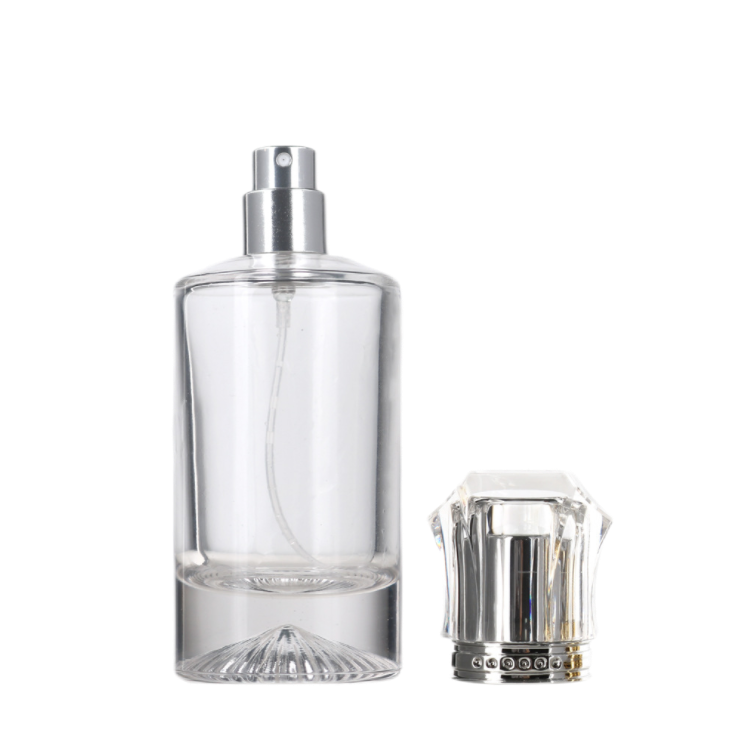 60ml acrylic round mouth bayonet perfume bottle