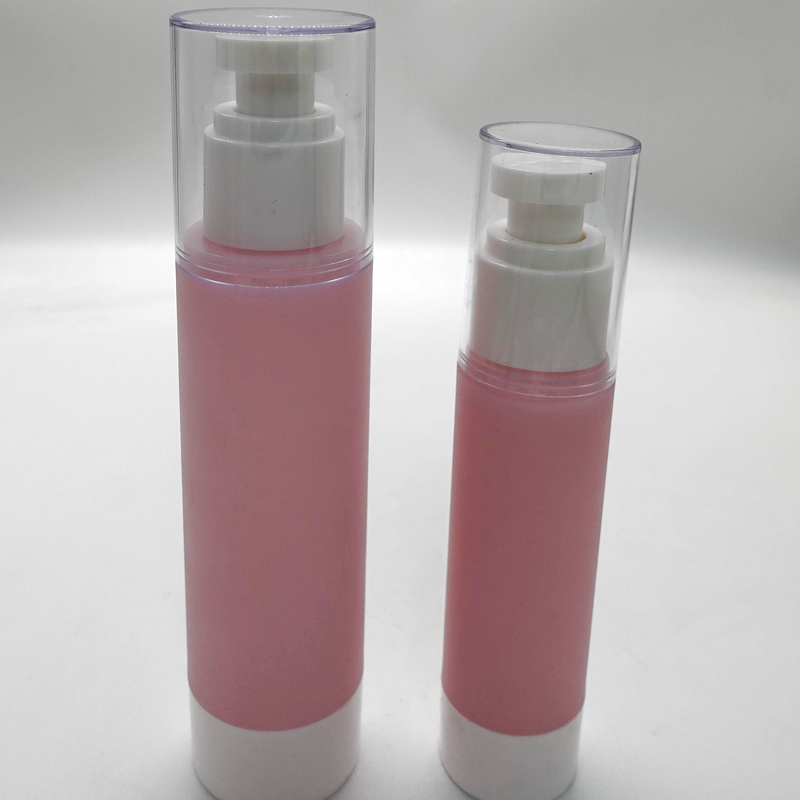 15ml 30ml 50ml 100ml AS Matte Pink Airless Lotion Bottle