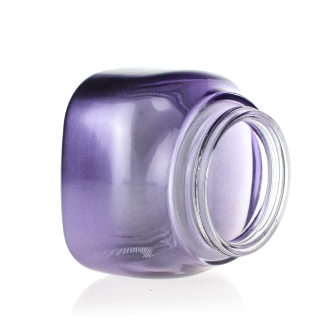 30g purple round shoulder square bottle