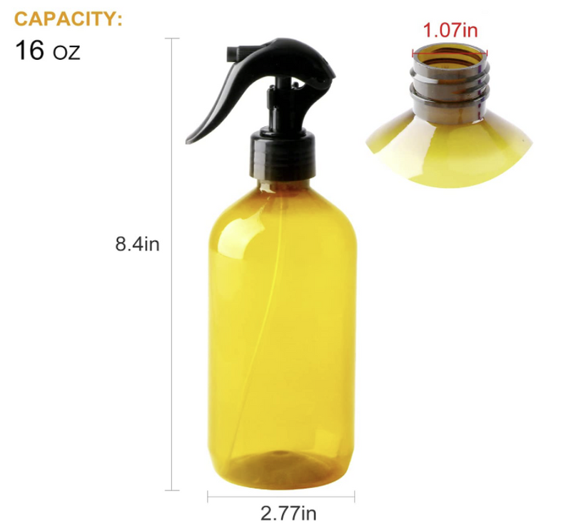 16 Oz Plastic Spray Bottle