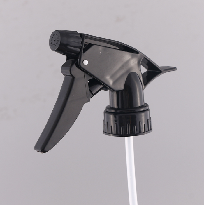 Black plastic spray nozzle