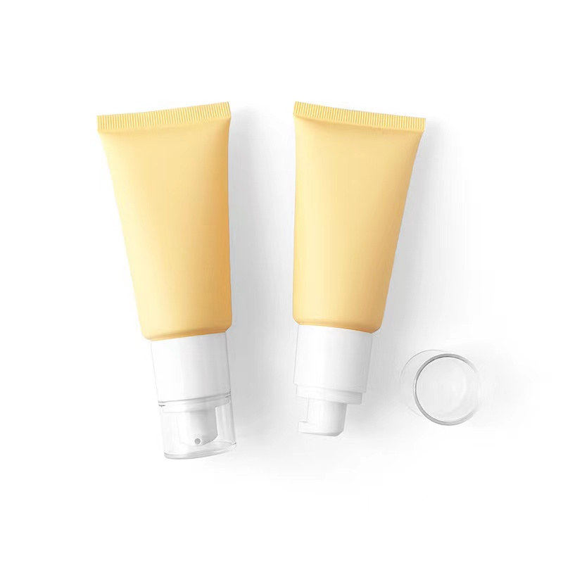 50g Matte Yellow Cosmetic Tube