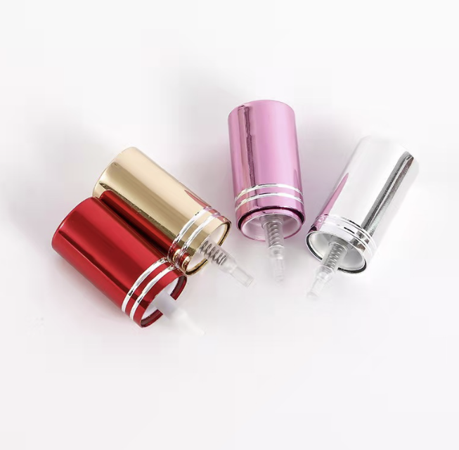 Anodized Aluminum Screw Spray Perfume Pump Cosmetic Pump Head