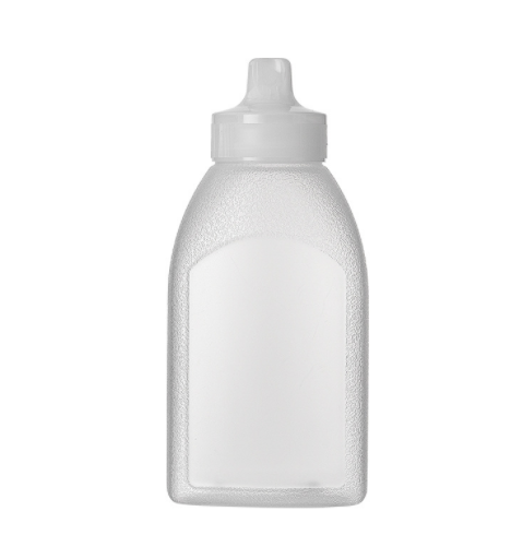 550g Plastic Honey Bottle Thumb Cap with Silicone 